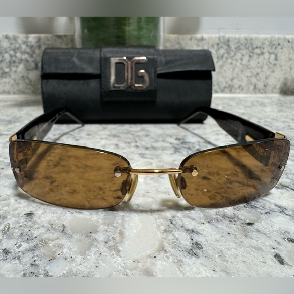 Vintage Dolce & Gabbana Prescription Frames  DG107-B. Tortoise/Brown/Gold 2000’s - Picture 3 of 13